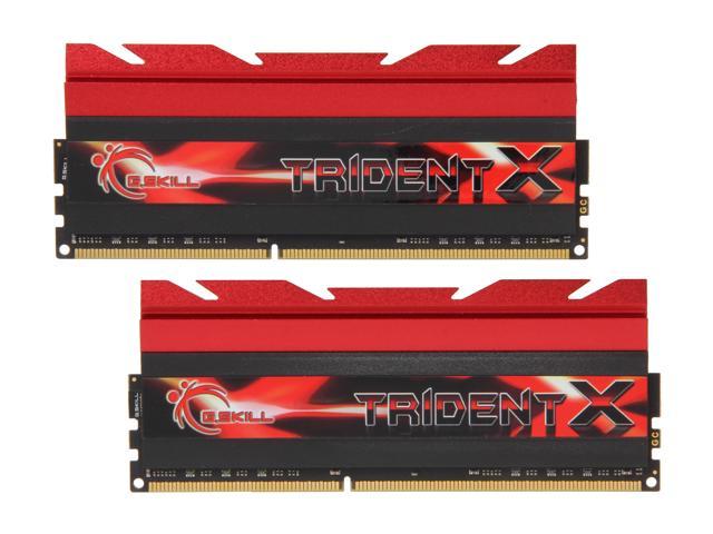 G.SKILL TridentX Series 16GB (2 x 8GB) DDR3 2400 (PC3 19200) Desktop Memory Model F3-2400C10D-16GTX