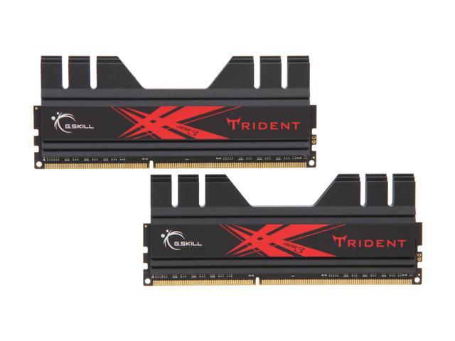 G.SKILL Trident 8GB (2 x 4GB) DDR3 2400 (PC3 19200) Desktop Memory Model F3-2400C10D-8GTD
