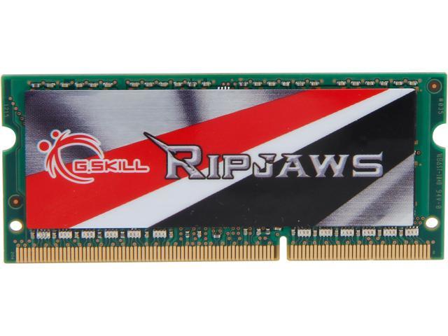 G.SKILL Ripjaws Series 4GB 204-Pin DDR3 SO-DIMM DDR3L 1600 (PC3L 12800) Laptop Memory Model F3-1600C9S-4GRSL
