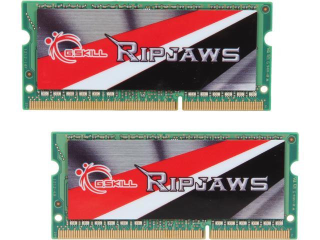G.SKILL Ripjaws Series 8GB (2 x 4GB) 204-Pin DDR3 SO-DIMM DDR3 1866 (PC3 14900) Laptop Memory Model F3-1866C11D-8GRSL
