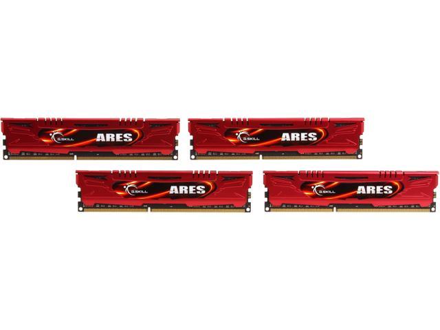 G.SKILLAresSeries32GB(4x8GB)DDR32133(PC317000)DesktopMemoryModelF3-2133C11Q-32GAR