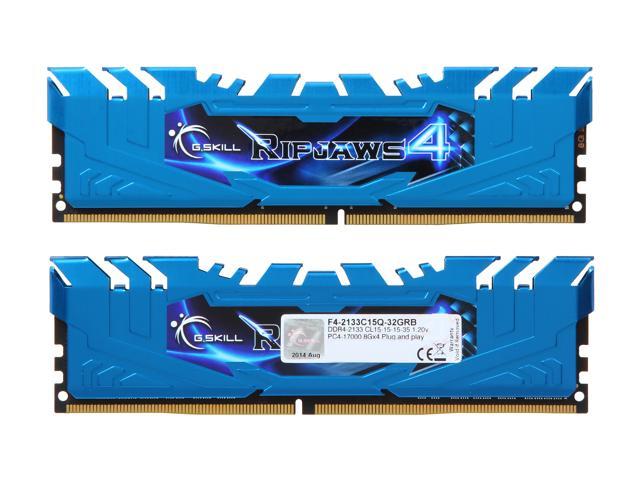 G.SKILL Ripjaws 4 Series 32GB (4 x 8GB) DDR4 2133 (PC4 17000