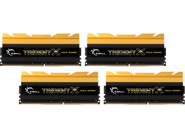 G.SKILL TridentX Series 32GB (4 x 8GB) DDR4 2800 (PC4 22400) Extreme Performance Memory Model F4-2800C15Q-32GTXG