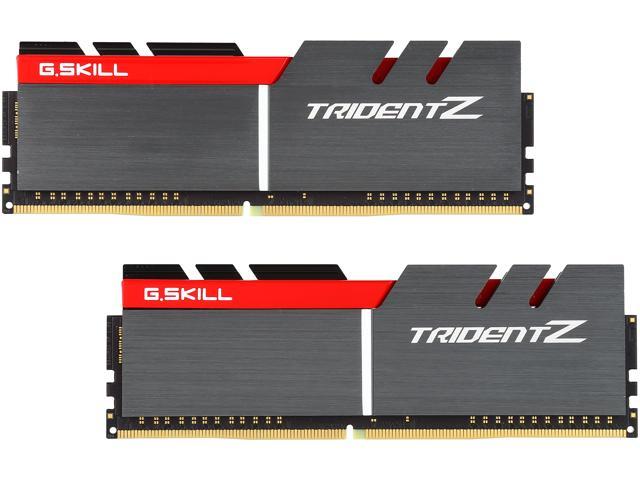G.SKILL TridentZ Series 16GB (2 x 8GB) DDR4 3200 (PC4 25600) Desktop Memory Model F4-3200C16D-16GTZ