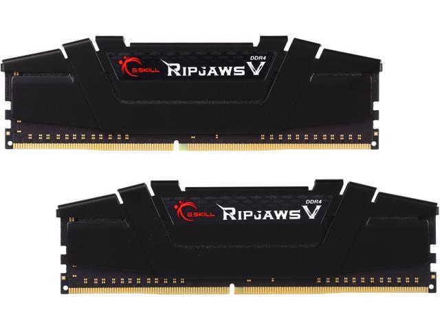 G.SKILL Ripjaws V Series 32GB (2 x 16GB) 288-Pin DDR4 SDRAM DDR4 2400 (PC4 19200) Desktop Memory Model F4-2400C14D-32GVK
