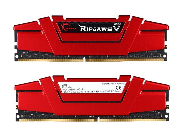 G.SKILL Ripjaws V Series 32GB (2 x 16GB) 288-Pin DDR4 SDRAM