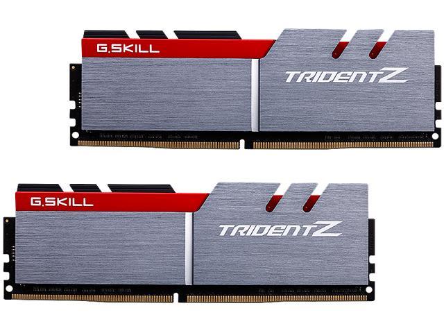 G.SKILL TridentZ Series 16GB (2 x 8GB) DDR4 3600 (PC4 28800) Desktop Memory Model F4-3600C15D-16GTZ