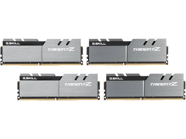 G.SKILL TridentZ Series 32GB (4 x 8GB) 288-Pin PC RAM DDR4 3200 (PC4 25600) Desktop Memory Model F4-3200C16Q-32GTZSK