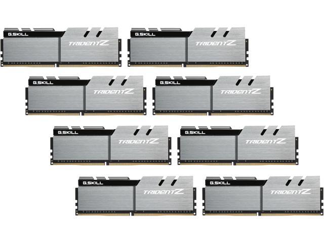 G.SKILL TridentZ Series 64GB (8 x 8GB) DDR4 3200 (PC4 25600) Desktop Memory Model F4-3200C16Q2-64GTZSK
