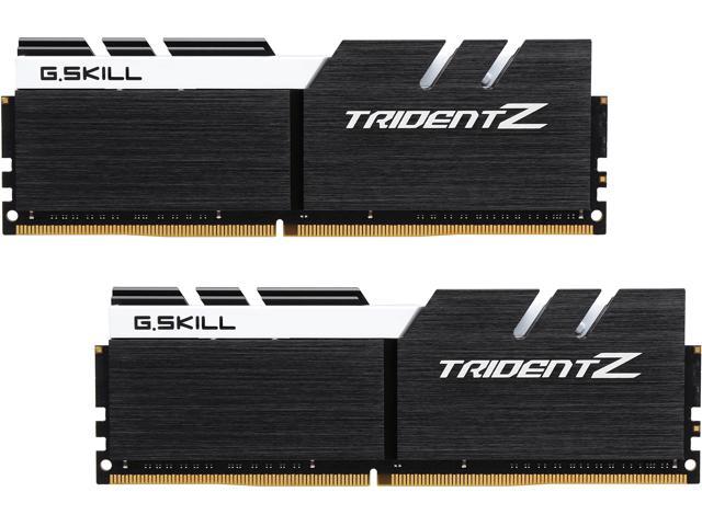 G.SKILL TridentZ Series 16GB (2 x 8GB) 288-Pin PC RAM DDR4 3200 (PC4 25600) Desktop Memory Model F4-3200C16D-16GTZKW