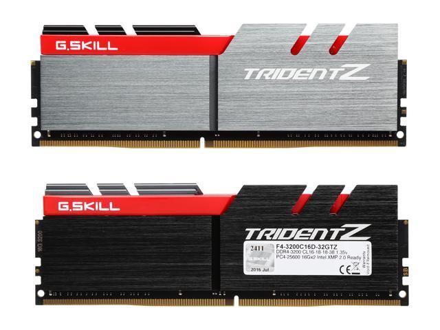 G.SKILL TridentZ Series 32GB (2 x 16GB) DDR4 3200 (PC4 25600