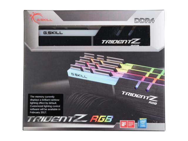 G.SKILL TridentZ RGB Series 32GB (4 x 8GB) DDR4 3000 (PC4 24000 