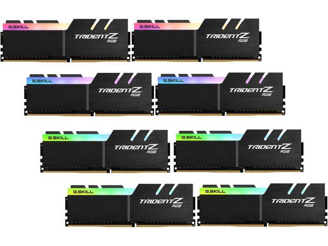 G.SKILL TridentZ RGB Series 128GB (8 x 16GB) DDR4 3200 (PC4 25600 ...