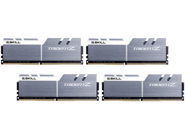 G.SKILL TridentZ Series 32GB (4 x 8GB) DDR4 3600 (PC4 28800) Desktop Memory Model F4-3600C16Q-32GTZSW