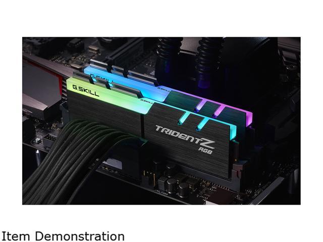 G.SKILL TridentZ RGB Series 16GB (2 x 8GB) 288-Pin PC RAM DDR4 4600 (PC4  36800) Desktop Memory Model F4-4600C18D-16GTZR