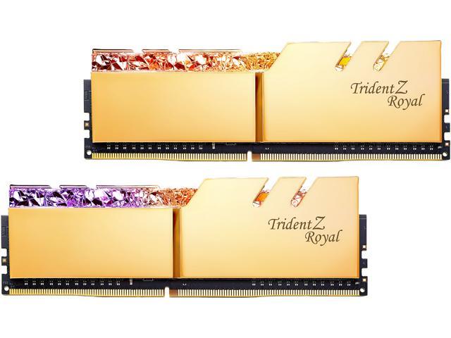 G.SKILL Trident Z Royal Series 32GB (2 x 16GB) 288-Pin PC RAM DDR4 3600 (PC4 28800) Desktop Model F4-3600C19D-32GTRG - Newegg.com