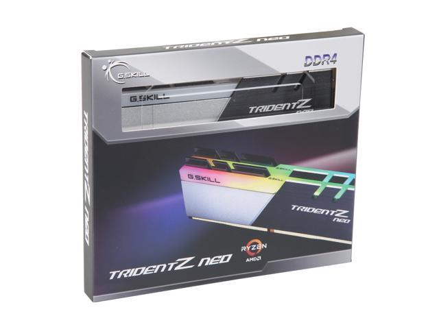 G.SKILL Trident Z Neo (For AMD Ryzen) Series 32GB (2 x 16GB) 288-Pin RGB  DDR4 SDRAM DDR4 3200 (PC4 25600) Desktop Memory Model F4-3200C16D-32GTZN
