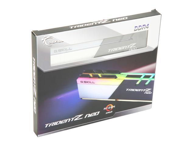 G.SKILL Trident Z Neo (For AMD Ryzen) Series 32GB (2 x 16GB) 288-Pin RGB  DDR4 SDRAM DDR4 3600 (PC4 28800) Desktop Memory Model F4-3600C16D-32GTZN
