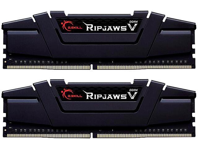 G.SKILL Ripjaws V Series 16GB (2 x 8GB) 288-Pin PC RAM DDR4 3600 (PC4 28800) Intel XMP 2.0 Desktop Memory Model F4-3600C16D-16GVKC