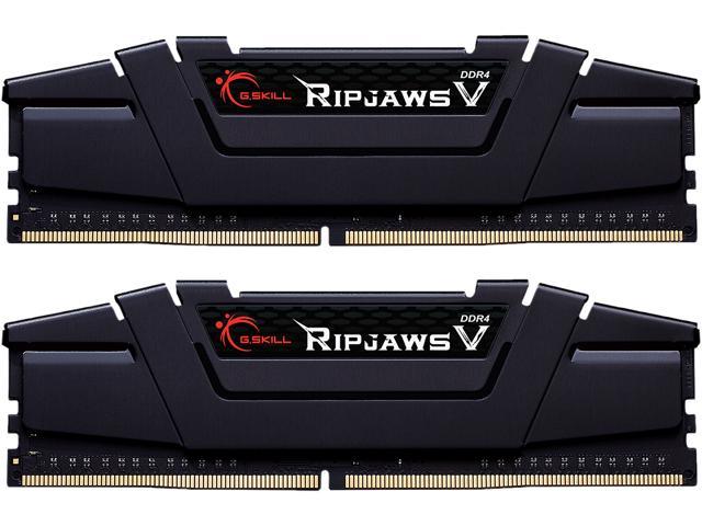 G.SKILL Ripjaws V Series 32GB (2 x 16GB) 288-Pin PC RAM DDR4 3600 (PC4 28800) Intel XMP 2.0 Desktop Memory Model F4-3600C16D-32GVKC