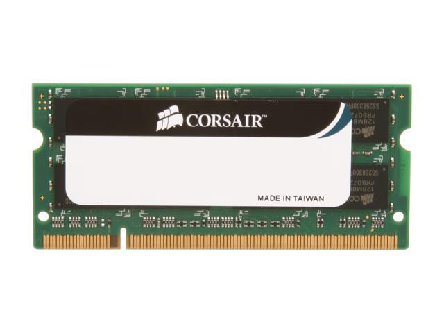CORSAIR 2GB 200-Pin DDR2 SO-DIMM DDR2 800 (PC2 6400) Laptop Memory Model VS2GSDS800D2 G