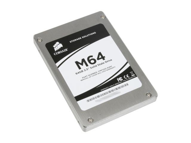 Corsair 2.5" 64GB SATA II MLC Internal Solid State Drive (SSD) CMFSSD-64N1