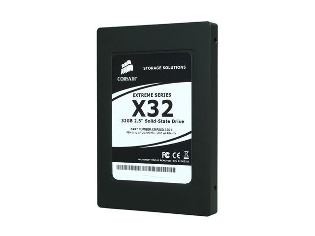 Corsair Extreme Series 2.5" 32GB SATA II MLC Internal Solid State Drive (SSD) CMFSSD-32D1