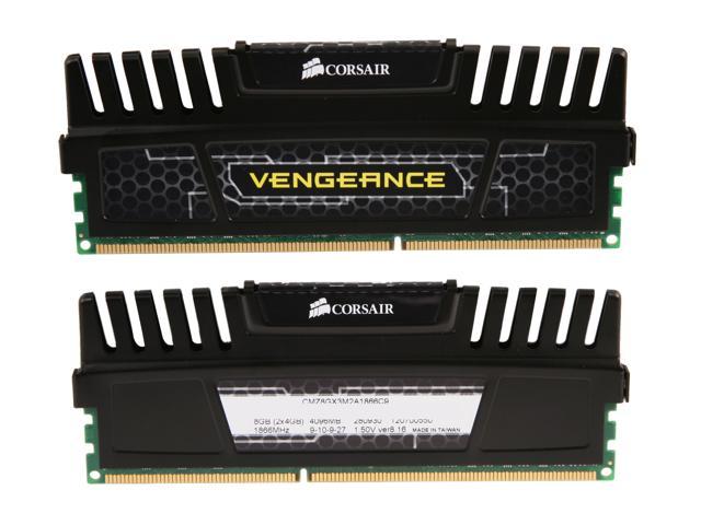 CORSAIR Vengeance 8GB (2 x 4GB) DDR3 1866 (PC3 15000) Desktop 