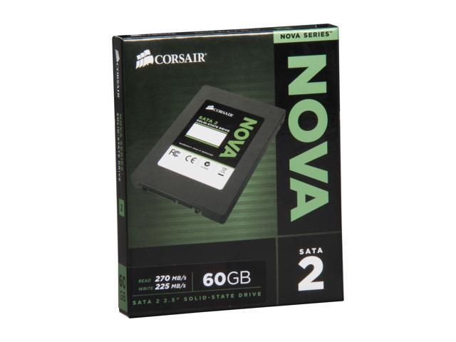 Corsair Nova Series 2 2.5" 60GB SATA II Internal Solid State Drive (SSD) CSSD-V60GB2