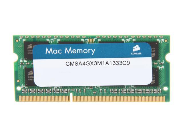 CORSAIR 4GB DDR3 1333 (PC3 10600) Memory for Apple Model CMSA4GX3M1A1333C9