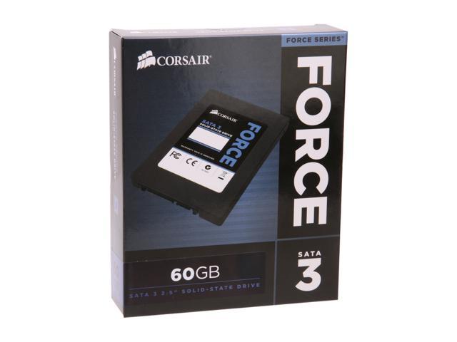 Corsair Force Series 3 2.5" 60GB SATA III Internal Solid State Drive (SSD) CSSD-F60GB3A-BK