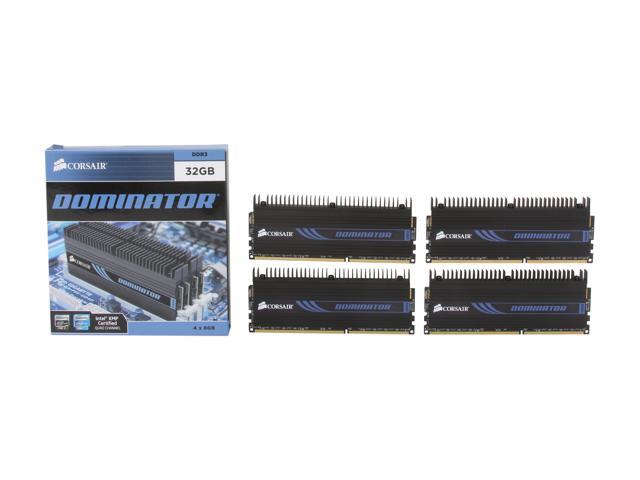 CORSAIR DOMINATOR 32GB (4 x 8GB) DDR3 1600 (PC3 12800) Desktop