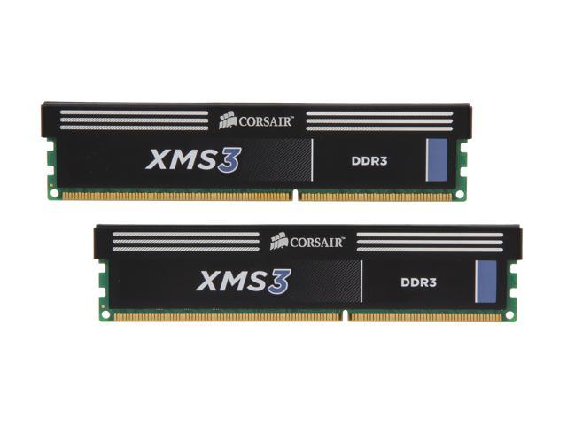 CORSAIR XMS 16GB (2 x 8GB) DDR3 1333 Desktop Memory Model CMX16GX3M2A1333C9