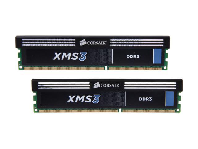 CORSAIR XMS3 8GB (2 x 4GB) DDR3 1600 (PC3 12800) Desktop Memory Model CMX8GX3M2A1600C11