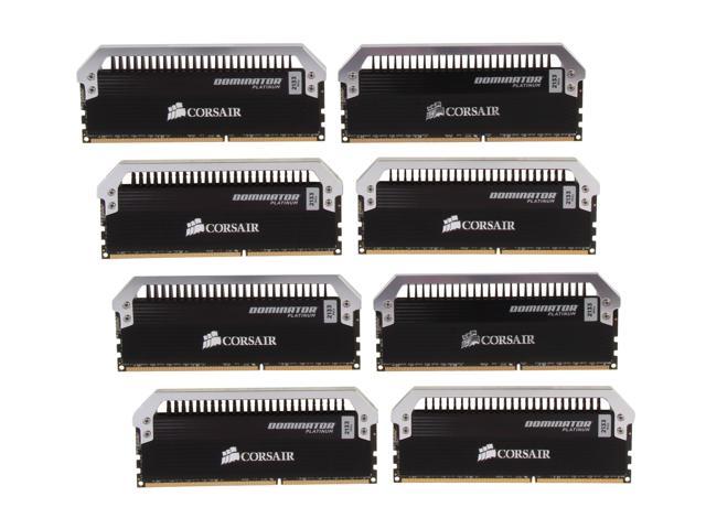 CORSAIR Dominator Platinum 64GB (8 x 8GB) DDR3 2133 (PC3 17000) Desktop Memory Model CMD64GX3M8A2133C9