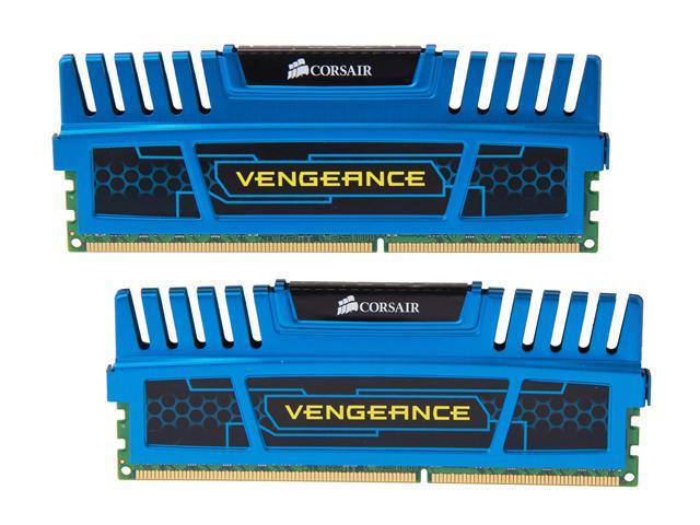 CORSAIR Vengeance 16GB (2 x 8GB) 240-Pin PC RAM DDR3 1600 (PC3 12800) Desktop Memory Model CMZ16GX3M2A1600C10B