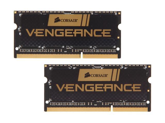 CORSAIR Vengeance Performance 16GB (2 x 8GB) 204-Pin DDR3 SO-DIMM DDR3 1866 Laptop Memory Model CMSX16GX3M2A1866C10