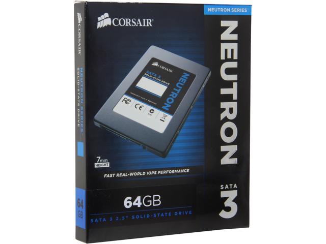 Corsair Neutron Series 2.5" 64GB SATA III MLC Internal Solid State Drive (SSD) CSSD-N64GB3-BK