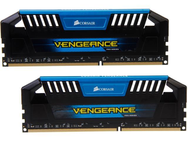CORSAIR Vengeance Pro 16GB (2 x 8GB) 240-Pin DDR3 SDRAM DDR3 1600 (PC3 12800) Desktop Memory Model CMY16GX3M2A1600C9B (Blue)