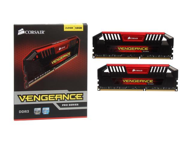 stege Give Strøm CORSAIR Vengeance Pro 16GB (2 x 8GB) 240-Pin DDR3 SDRAM DDR3 1600 (PC3  12800) Desktop Memory Model CMY16GX3M2A1600C9R (Red) Desktop Memory -  Newegg.com