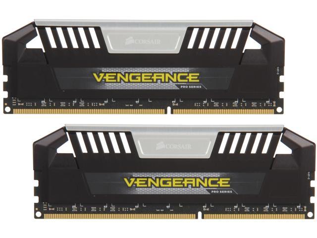 CORSAIR Vengeance Pro 16GB (2 x 8GB) 240-Pin DDR3 SDRAM DDR3 1866 Desktop Memory Model CMY16GX3M2A1866C9 (Silver)