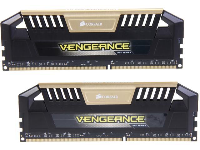 CORSAIR Vengeance Pro 16GB (2 x 8GB) DDR3 2400 (PC3 19200) Desktop Memory Model CMY16GX3M2A2400C11A