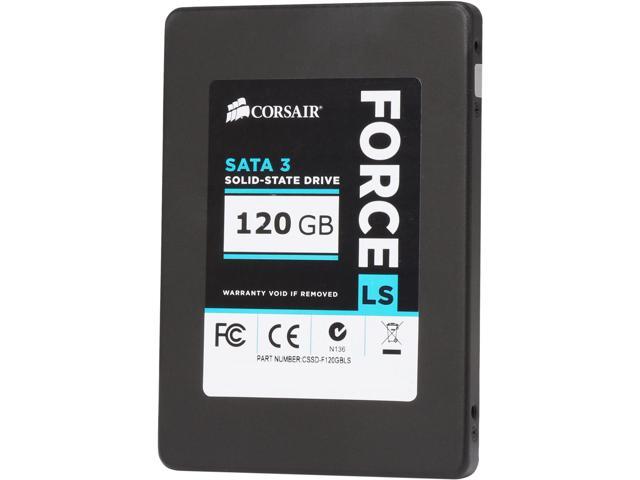 Corsair Force LS Series 2.5" 120GB SATA III MLC Internal Solid State Drive (SSD) CSSD-F120GBLS