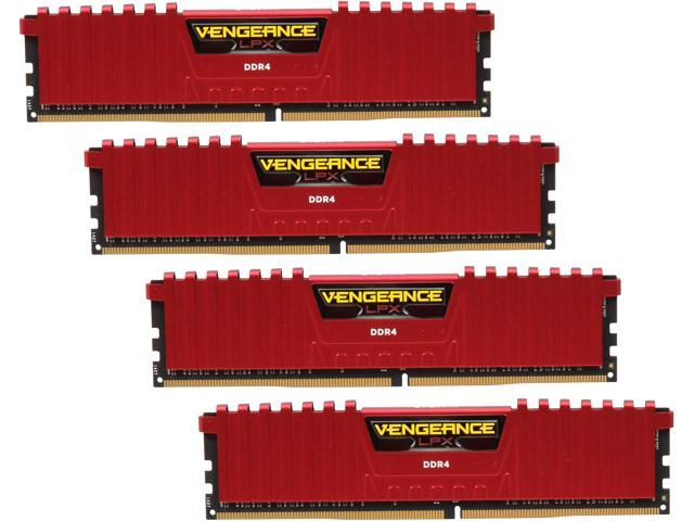 CORSAIR Vengeance LPX 16GB (4 x 4GB) DDR4 2800 (PC4 22400) Desktop Memory Model CMK16GX4M4A2800C16R