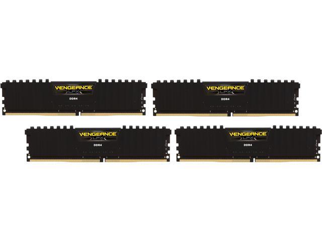 CORSAIR Vengeance LPX 32GB (4 x 8GB) DDR4 2133 (PC4 17000) Memory Kit Model CMK32GX4M4A2133C13