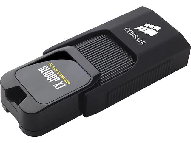 Corsair 64GB Voyager Slider X1 USB 3.0 Flash Drive, Speed Up to 130MB/s (CMFSL3X1-64GB)