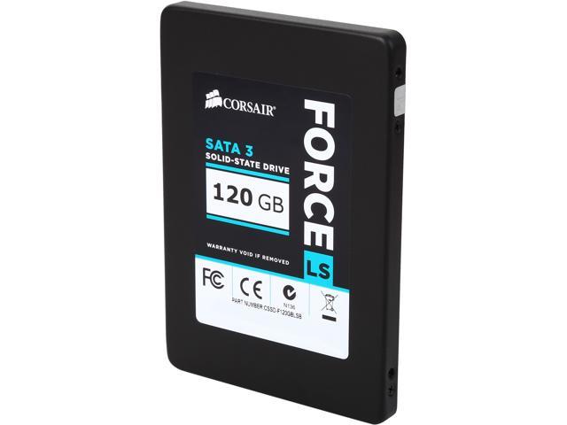 Corsair Force LS 2.5" 120GB SATA III MLC Internal Solid State Drive (SSD) CSSD-F120GBLSB