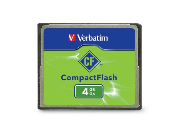 Verbatim 4GB Compact Flash (CF) Flash Card Model 95188