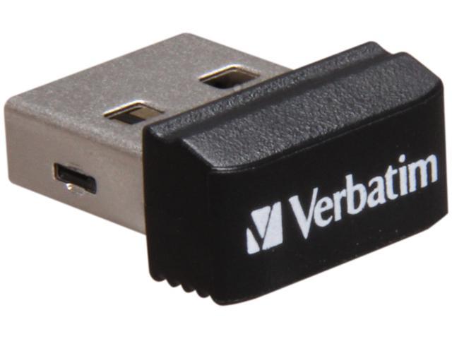 16GB Black Verbatim 97464 Store n Stay Nano USB Flash Drive 