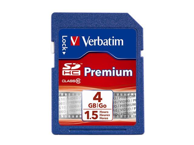Verbatim 96171 Class 10 SDHC Card (4GB)